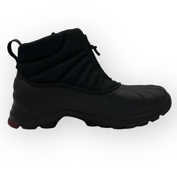 NWOT Sperry Women's Duck Float Zip Seacycled Winter Boot 88064 black womens size - Picture 5 of 10